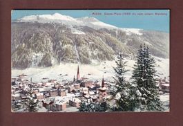 DAVOS-PLATZ vom untern Waldweg - 1913 // Loch //