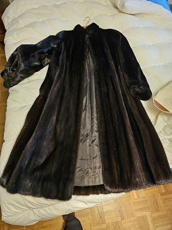 Pregiata pelliccia di visone nero femmina Black Mink Diamond