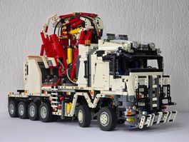 Lego Technics, MB, Actros, Kran, Verschmutzt, Staubig