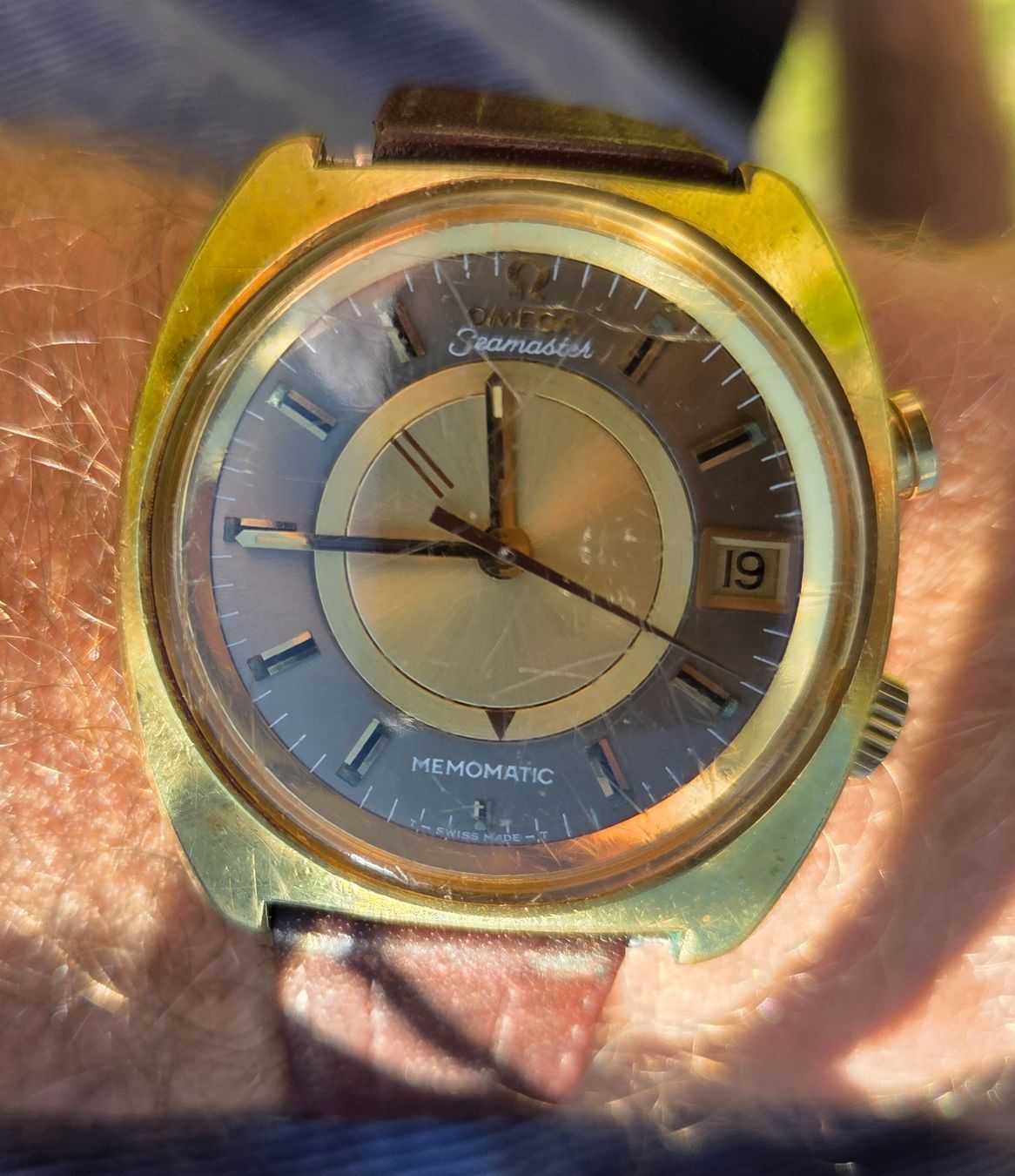 Omega Montres: funktionierende Omega Seamaster Memomatic Automatik Uhr – D'occasion à Altdorf UR par arnoldrita