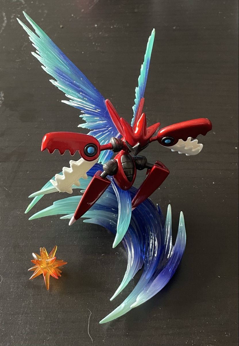 Pokémon Statuette: Action Figure Scizor Tamashii Pokémon – Nuovo e nell'imballaggio originale da S. Pietro venduto da nap_9xjt