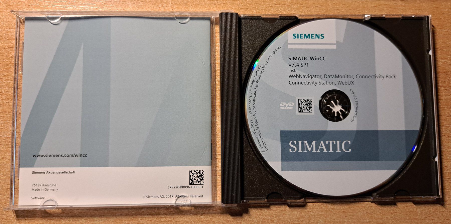 Siemens Software: Logiciel Siemens Simatic WinCC V7.4 SP1 – Gebraucht aus Cernier von Poussetofiol 1