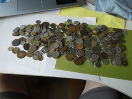 Weltmünzen ab uralt, Konvolut ca. 1147 gr