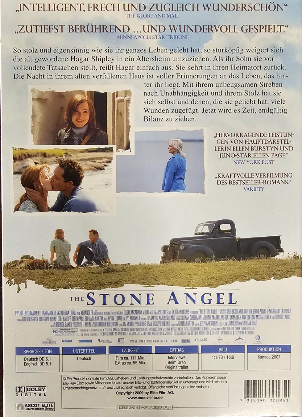 Alle DVDs: The Stone Angel – Gebraucht aus Wahlen b. Laufen von Cg10 1