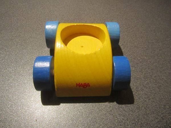 Haba Giocattoli: Holzauto Haba, gelb/blau – Usato da Zürich venduto da abraxas1291