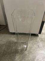 Glasvase, viereckig, zeitlos schlicht, Top Zustand!
