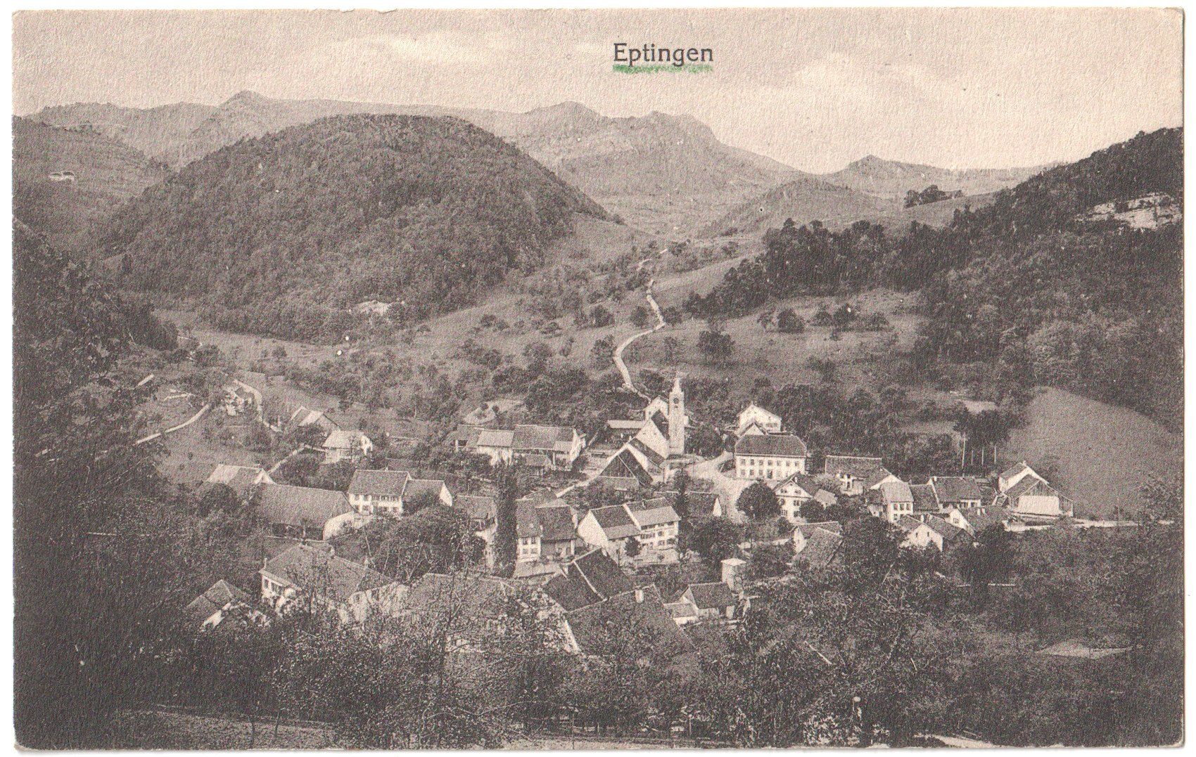 Cartoline postali: EPTINGEN ~1910 – Usato da Engelburg venduto da Swisscards 1