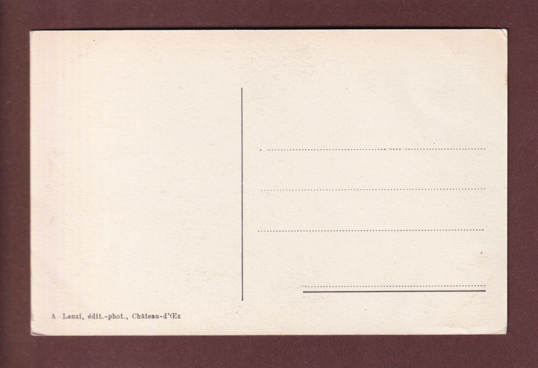 Cartoline postali: CHÂTEAU D'OEX - Sarine et Pont – Usato da Pully venduto da nicecards 1
