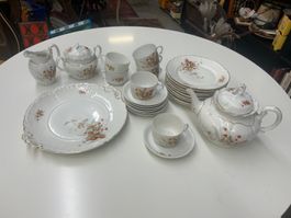 27-teiliges Porzellan Geschirrset Manufaktur Carl Tielsch