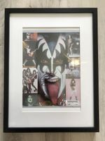 Gene Simmons KISS Signed 8x10 Photo + Frame