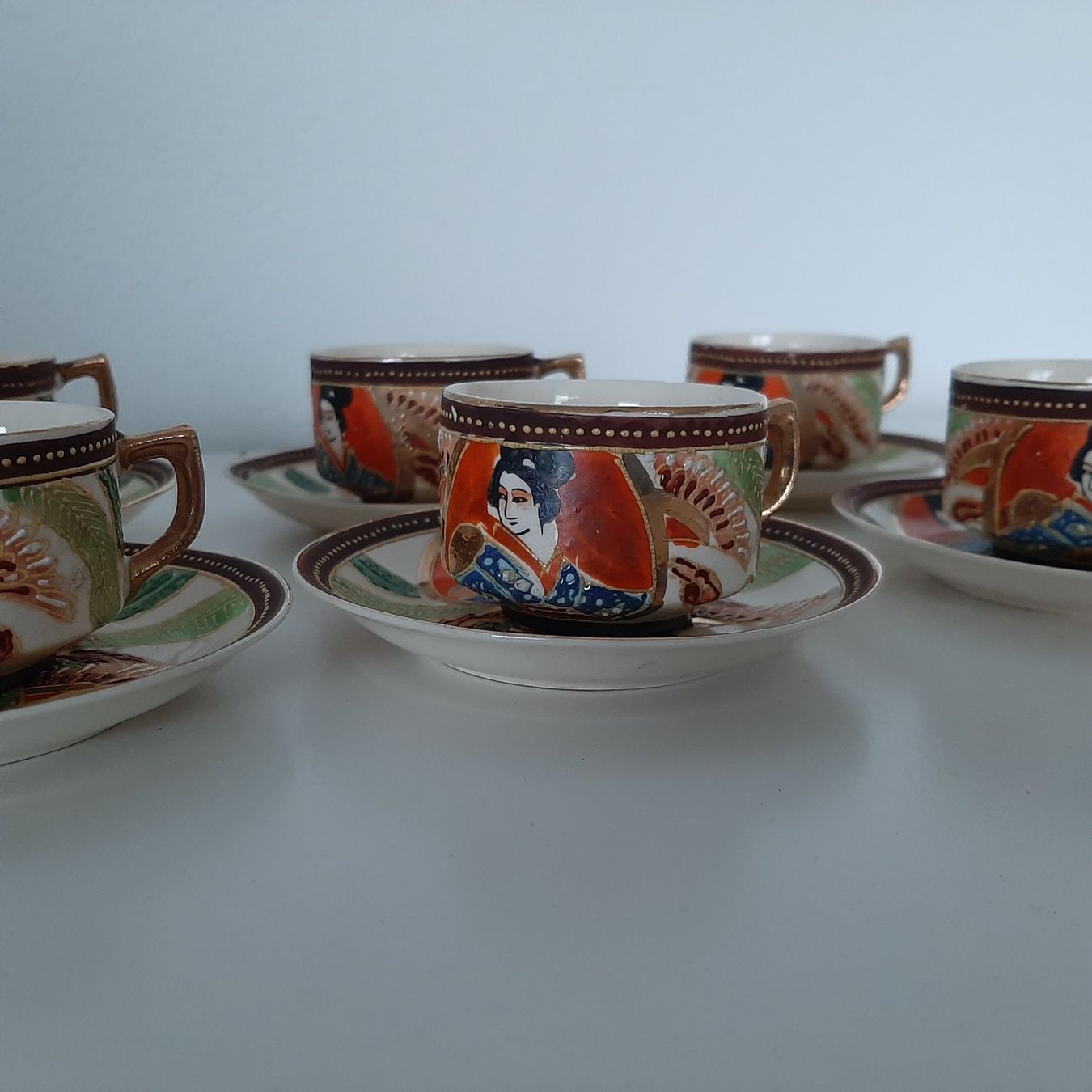 Set di piatti: Japanisches Kaffee-/Teeset Antique – Usato da Aarburg venduto da i_c6r8 1
