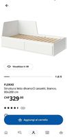 STRUTTURA letto ikea FLEKKE 