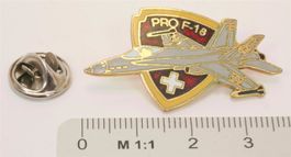 Swiss Air Force-Pin Pro F/A-18 Rare