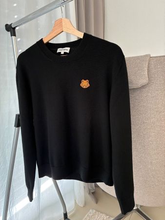 Kenzo Rundhalspullover – Größe L | 100 % Wolle