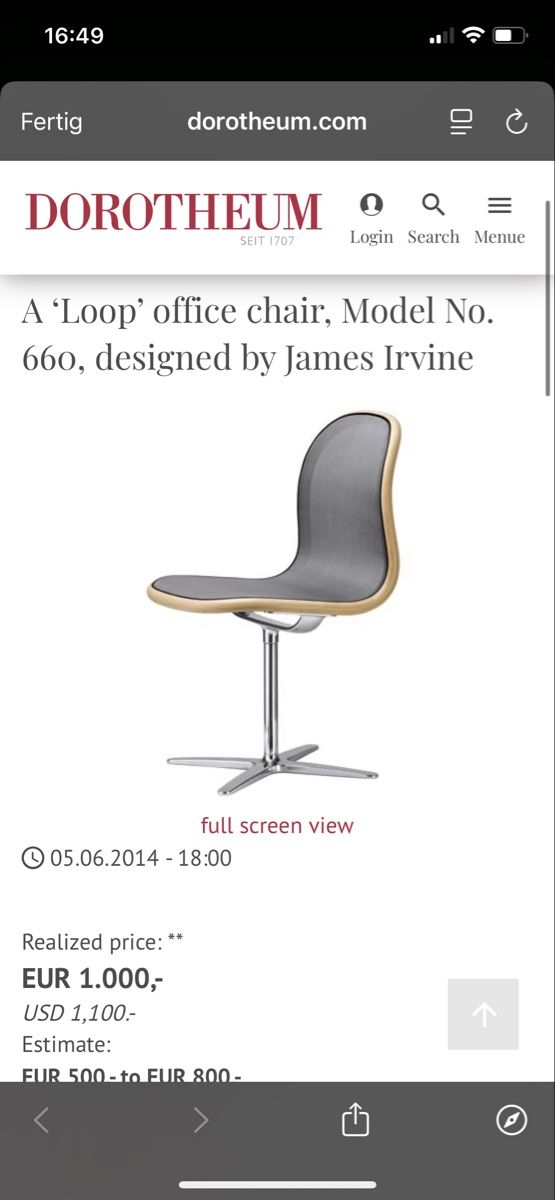 Thonet Stühle: Thonet A660 "Loop" Stuhl – Gebraucht aus Schaffhausen von Benes_brocki 3