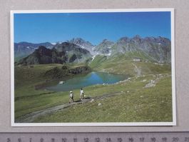 Pizol, Wangersee, Pizolhütte, Wanderer