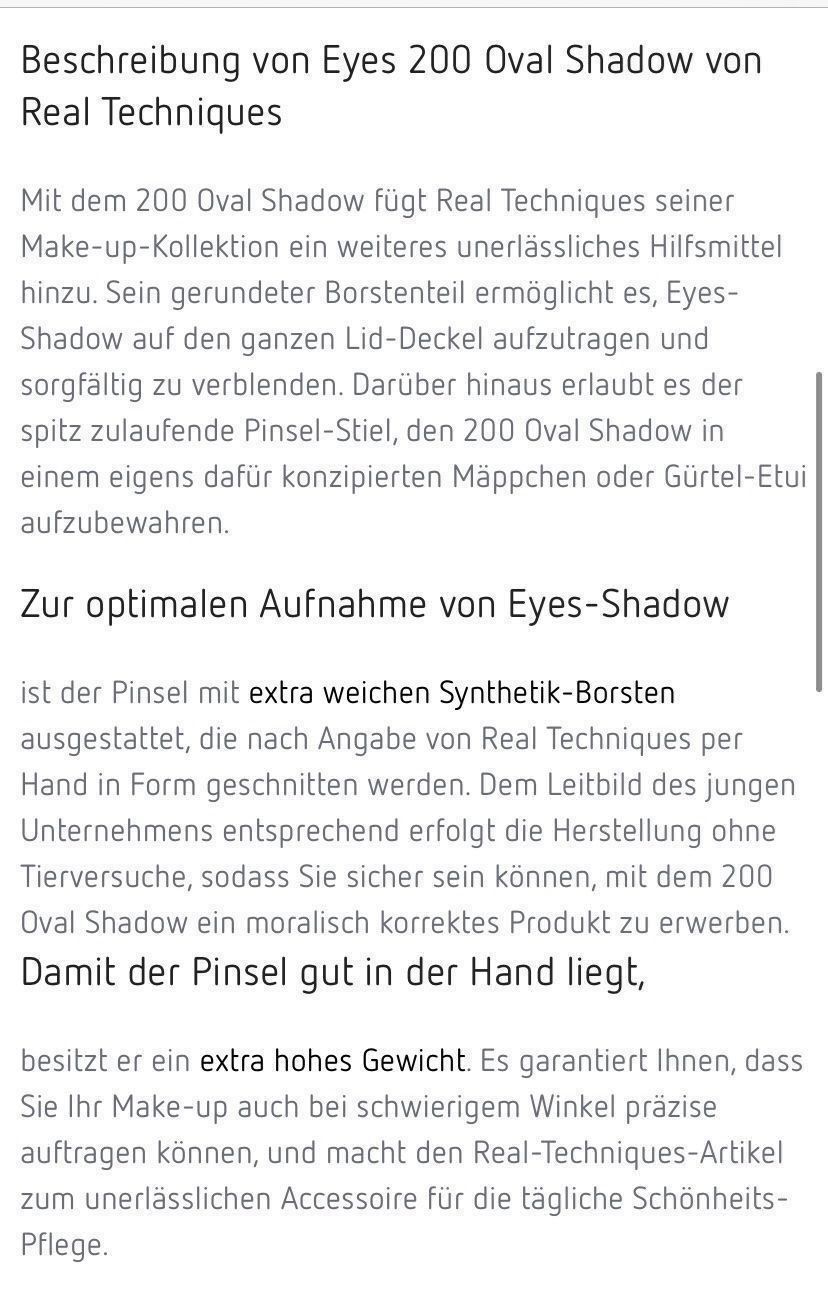 Sephora Make-up: Real Techniques Metals Brush,neu,Ladenpreis CHF24.90 – Nuovo e nell'imballaggio originale da Zürich venduto da deruja 5