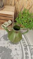 Giesskanne Grün/Vintage/Metall 5L/Shabby Chic/Neu/OVP