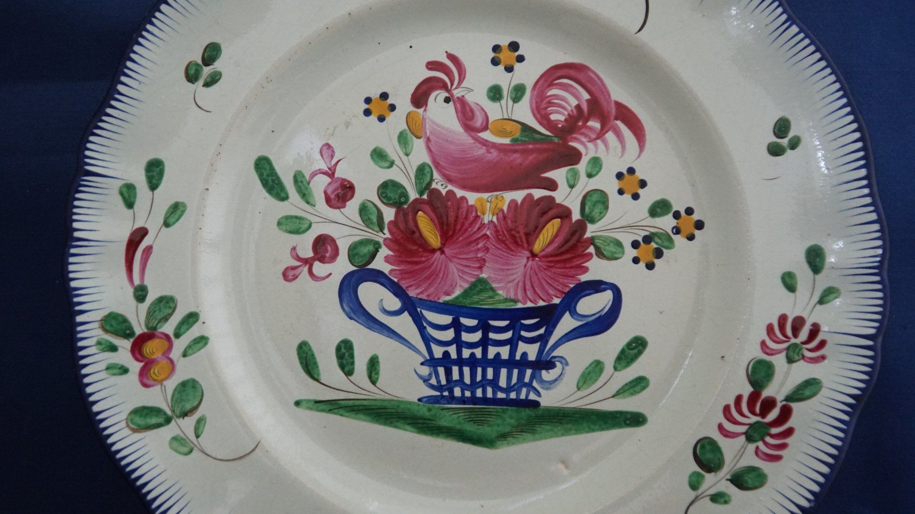 Piatti: Antiker Wandteller Lunewille – Usato da Bern venduto da Antikbatik 1