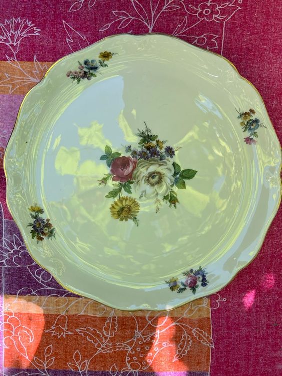 Schöner Kuchenteller mit Rosenmuster/ Rosenthal ( 70) (Gebraucht) in ...