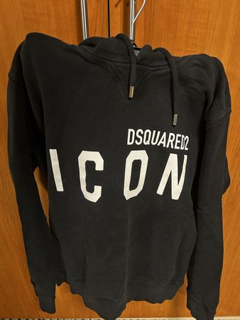 Pull Dsquared2 Icon noir, idéal pour l'hiver!