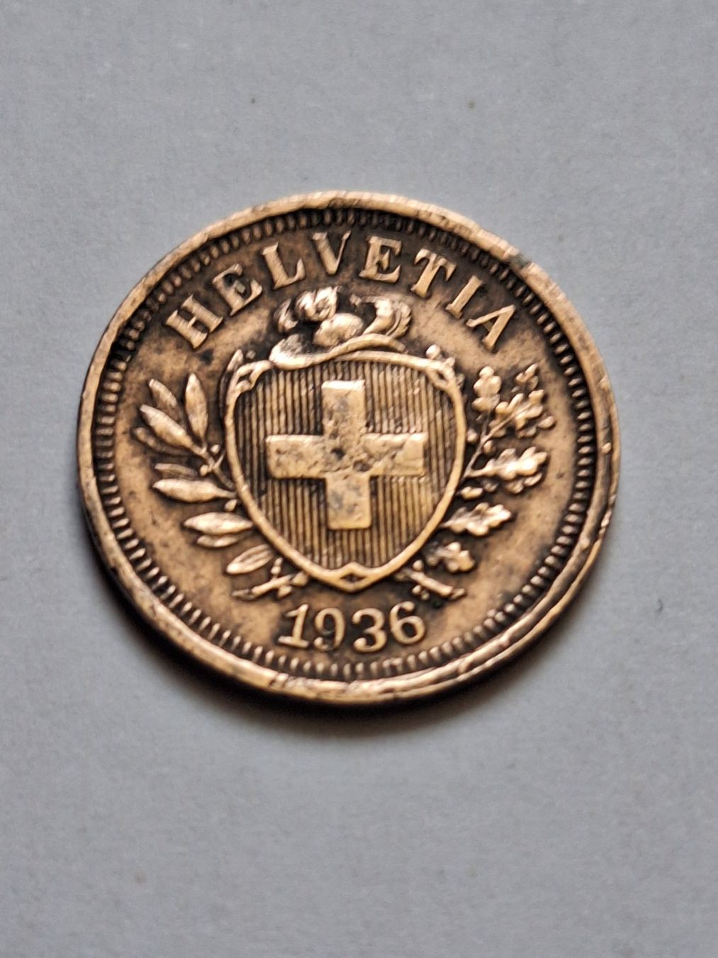 Tutti le monete: 1ct  1936 – Usato da Couvet venduto da zeze03