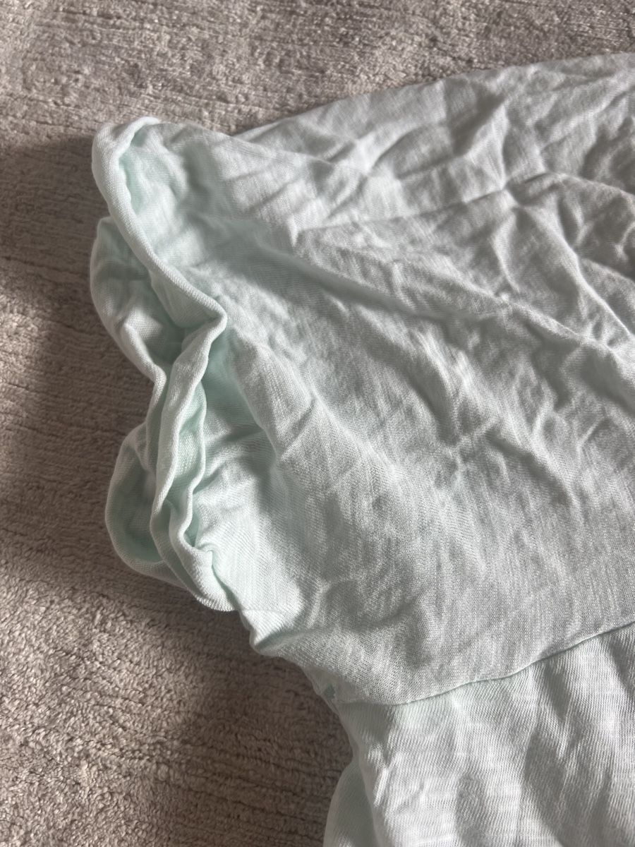 Mango T-shirt: T-shirt Mango Jeans, taille S, turquoise clair, coton – Usato da Lausanne venduto da Stephaniesdressing 5