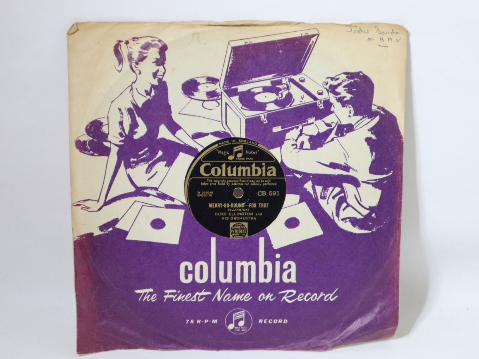 Dischi in vinile: Schellack Duke Ellington Sophisticated Lady – Usato da Eschenbach SG venduto da Astalavista