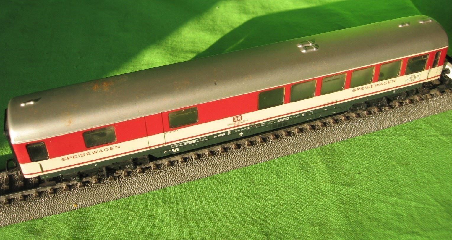 Märklin Modelleisenbahnen: DB Speisewagen Märklin Primex 4014 Blech Version 1976-85 – Gebraucht aus Winterthur von Ricardo211 1