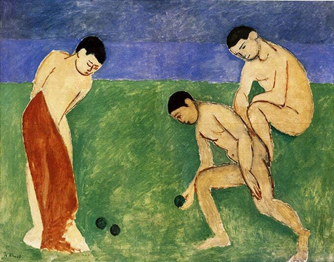 Grafica & Litografie: Henri Matisse  "Joueurs de Boules"     Kunstdruck – Usato da Nennigkofen venduto da waltraub 1