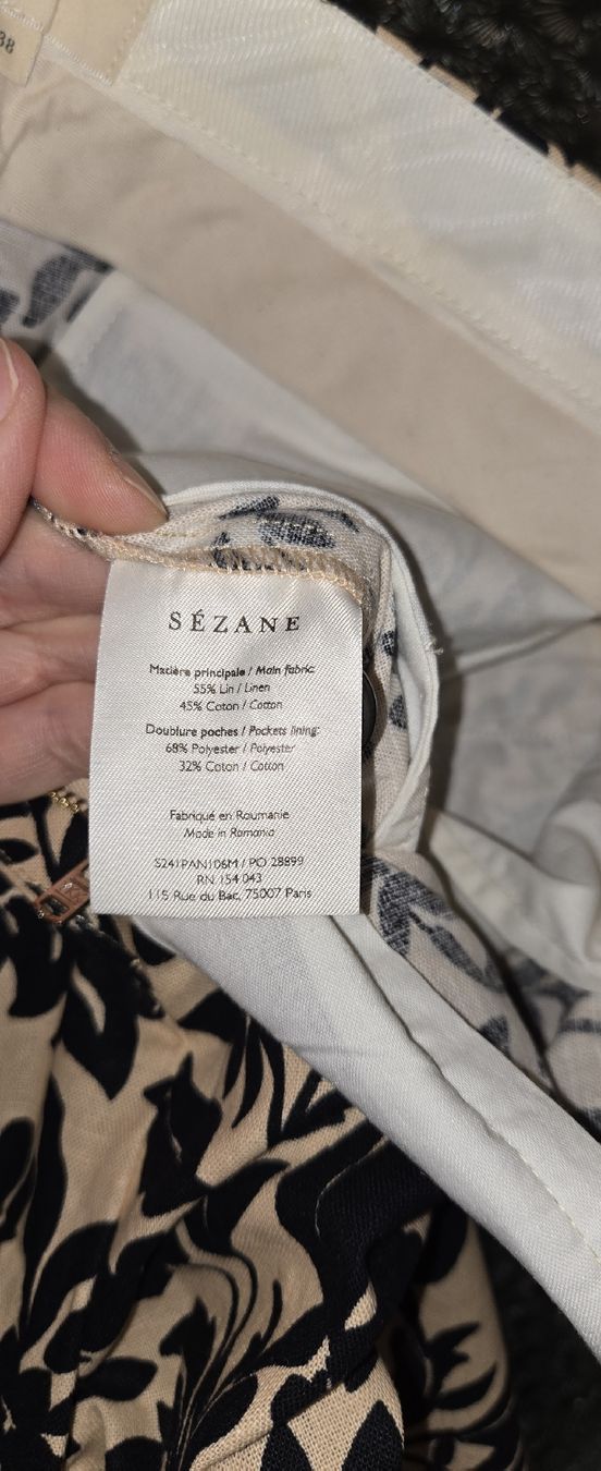 Sezane Pantaloni: Sezane Stoffhose Crop "Martin" Gr 38 – Nuovo (secondo la descrizione) da Basel venduto da 056rm 8