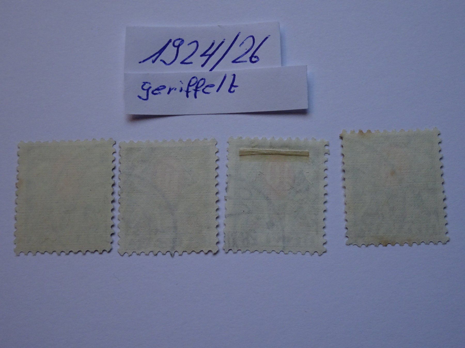 Alle Briefmarken: Porto 1247/26  geriffelt – Gebraucht aus Aadorf von Chnorli-Furz 1