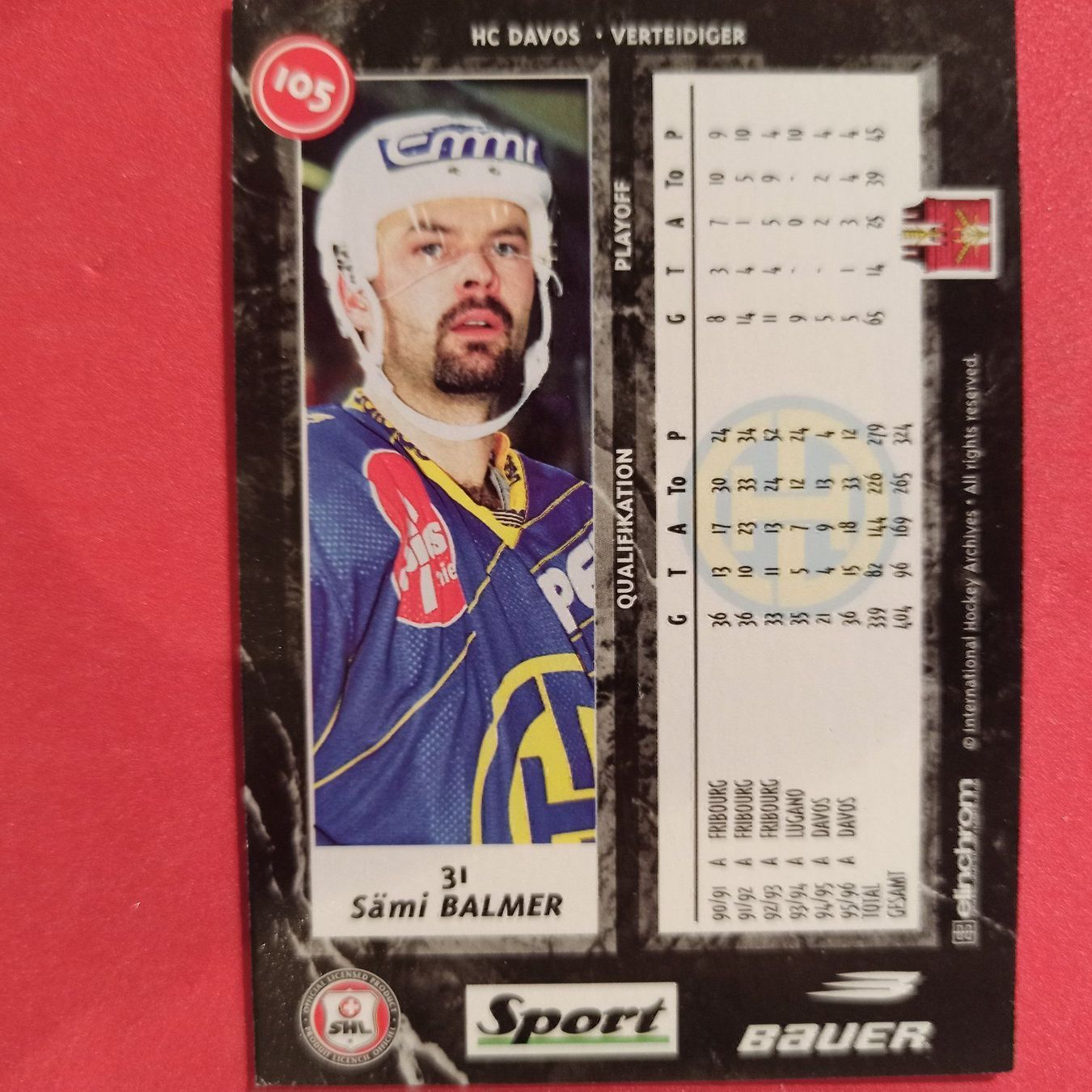 Carte collezionabili: Sämi Balmer - HCD - 1996/97 – Usato da Dübendorf venduto da kb86_MOVIE 1