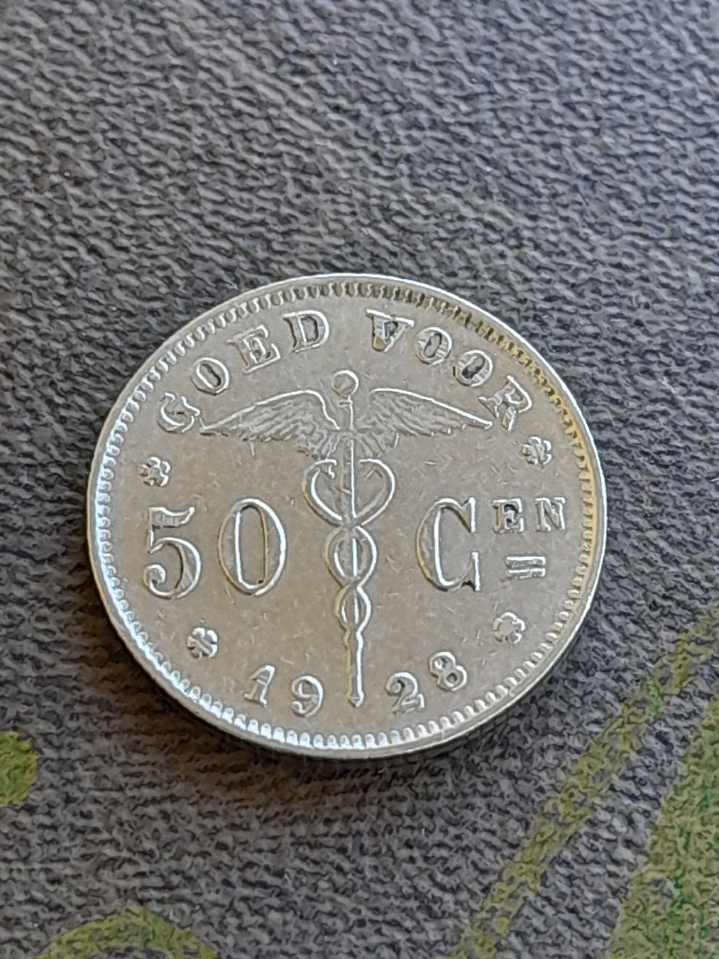 Toutes les monnaies: 5 Centimes 1928 Belgien  – D'occasion à Basel par Basel_20
