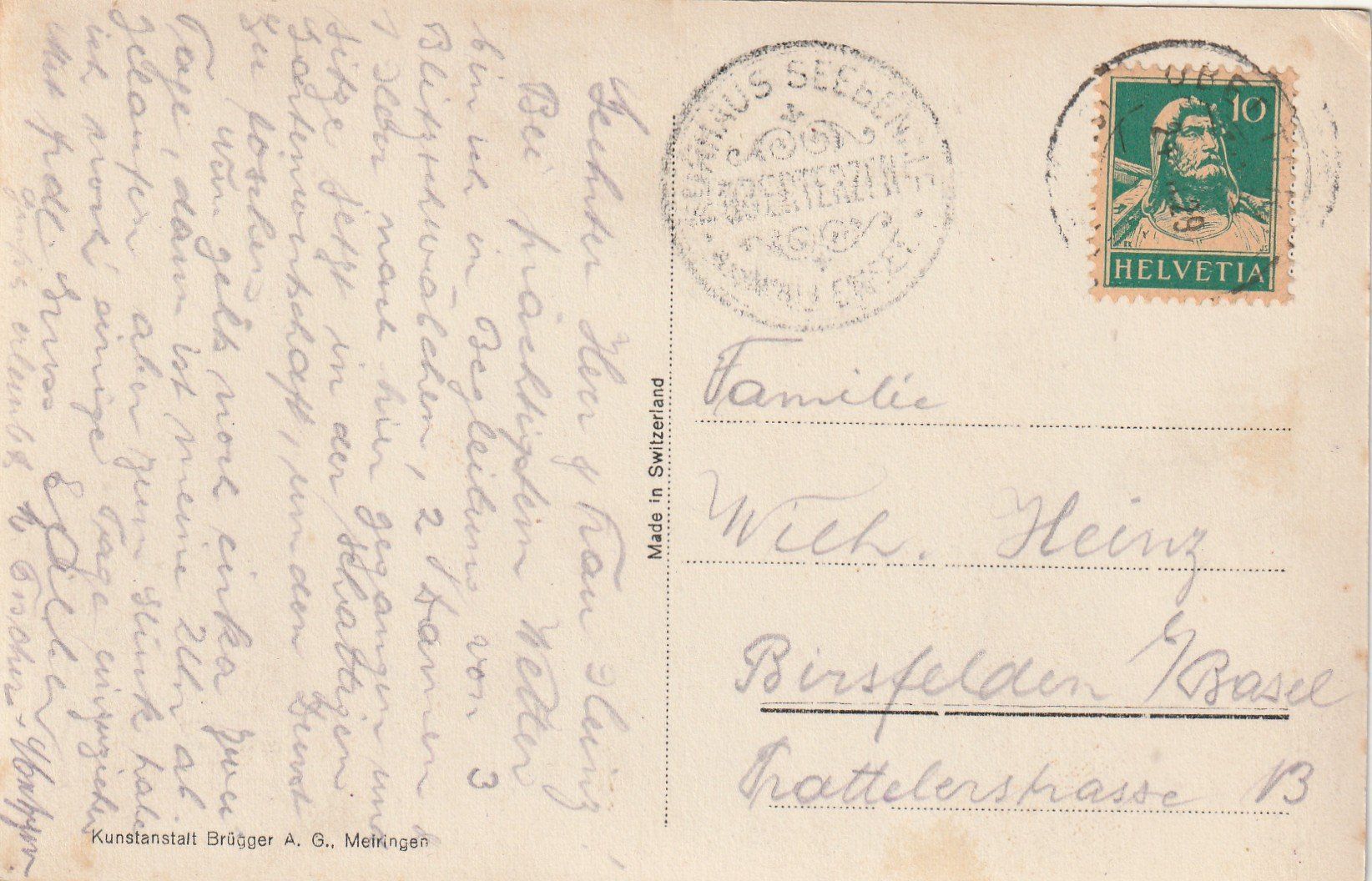 Cartoline postali: Oberterzen Kurhaus Seeben – Usato da Rorschacherberg venduto da fratovi2 1