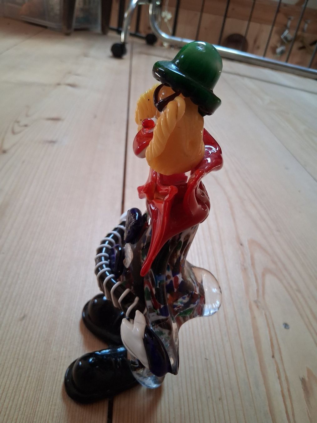 Murano Figuren: Glasfigur Clown mit Handorgel – Gebraucht aus Lengnau von robinie02 2