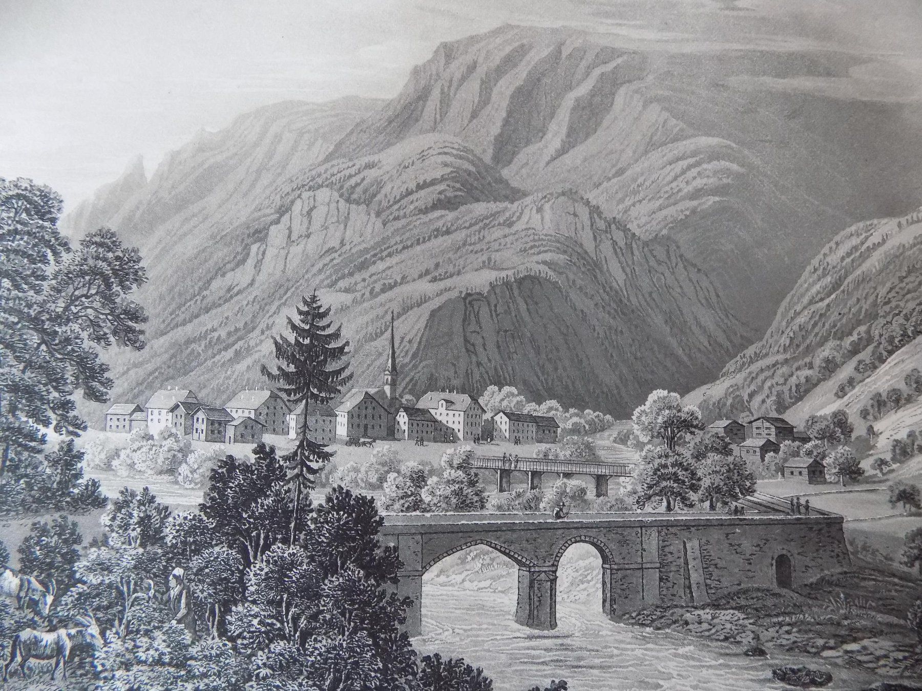 Gravures: Amsteg Uri – D'occasion à Risch par Rischli15 8