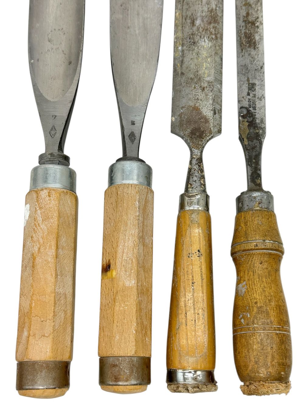 Alle Werkzeuge: Lot 4 ciseaux / gouges à bois Stubai-style + Chrom Vanadium – Gebraucht aus Cossonay-Ville von Antiquora 2