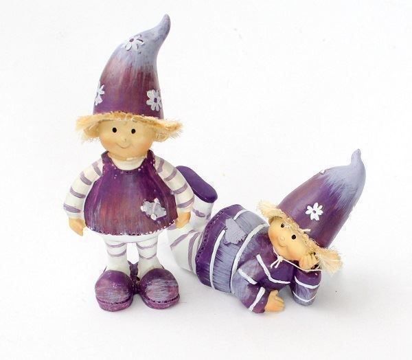 Statuette: Dekokinder lila – Nuovo (secondo la descrizione) da Schlatt TG venduto da kreativ-atelier