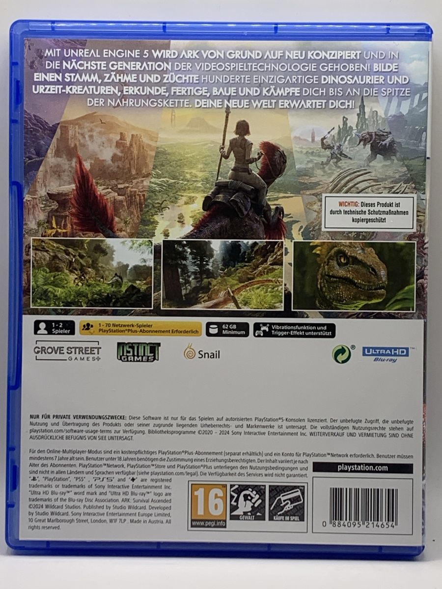 Sony Giochi: Ark Survival Ascended - PS5 – Usato da Ostermundigen venduto da RG-Collector 1