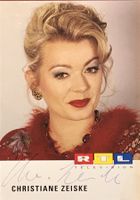 Christiane Zeiske Autogramm signiert Foto 10x15cm