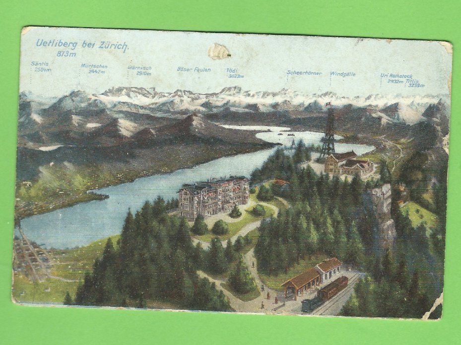 Cartoline postali: Uetliberg Zürich – Usato da Zürich venduto da t24_de
