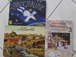 3 Kinderbücher Mäuseträume Albertli Bärenfamilie gebraucht