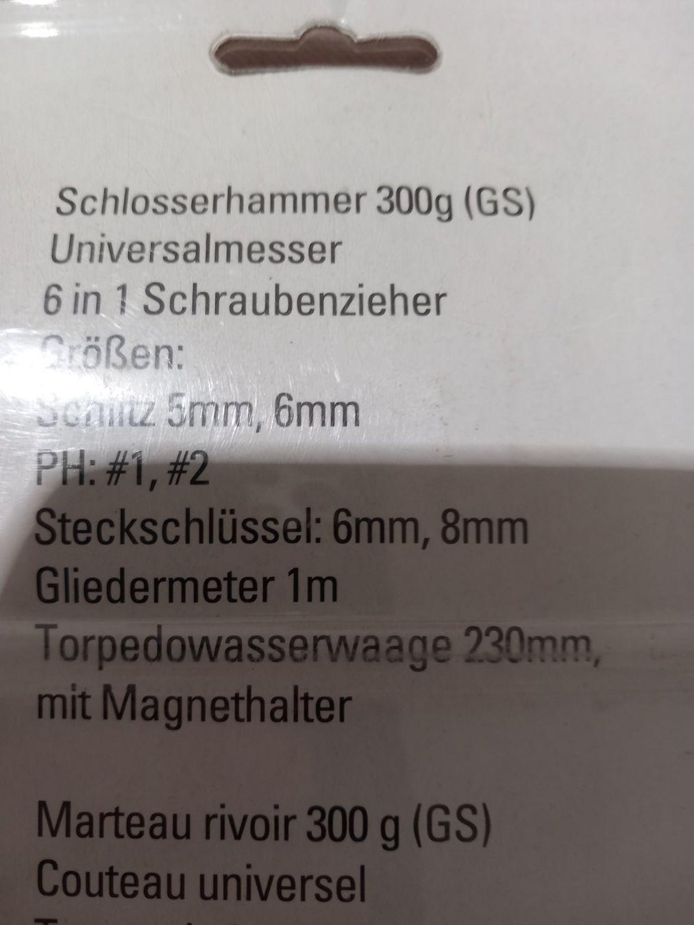 Tutti gli attrezzi: Werkzeug Satz 5-teilig – Nuovo e nell'imballaggio originale da Rheinau venduto da profitronic.shop 5