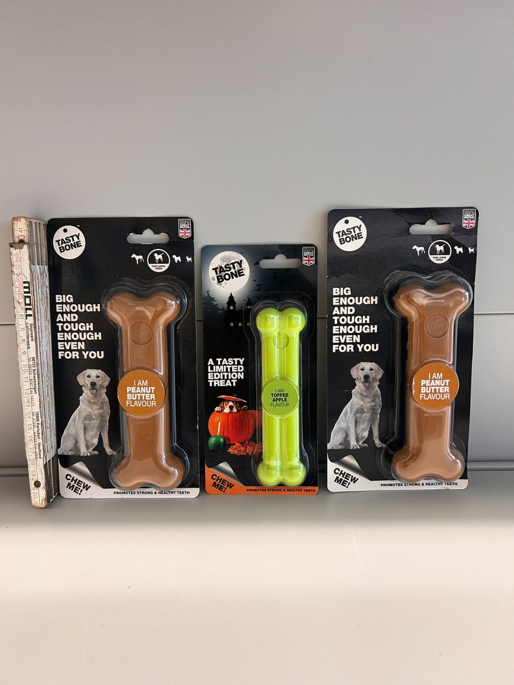 Giocattoli: +NEU+OVP - Tasty Bone Kauknochen 3x – Nuovo e nell'imballaggio originale da Rheinfelden venduto da pmc_2dlg
