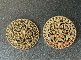 David Grau Vintage Ohrringe Clips Luxus Modeschmuck