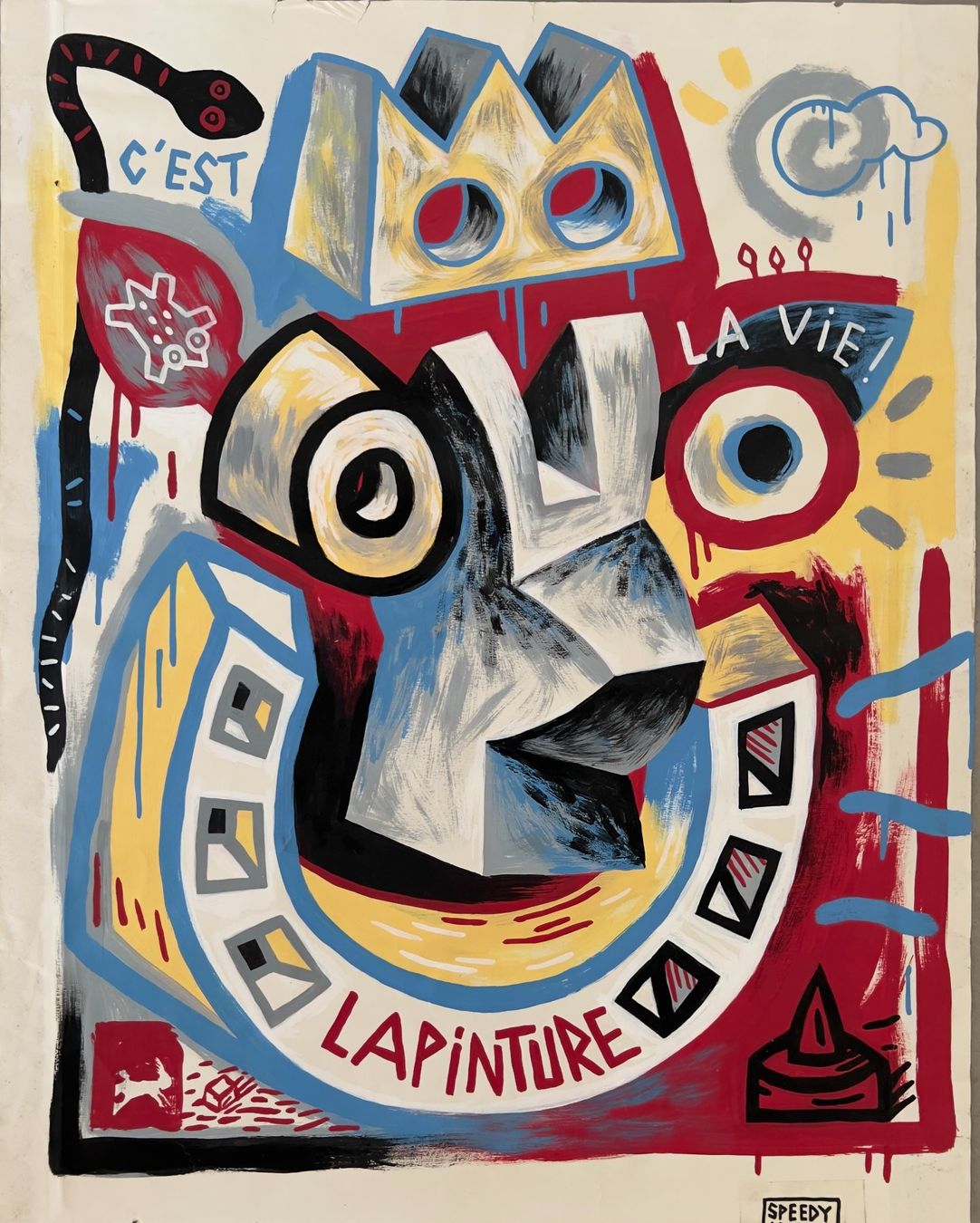 Dipinti: peinture de Speedy graphito – Usato da Vétroz venduto da Chrisbad60