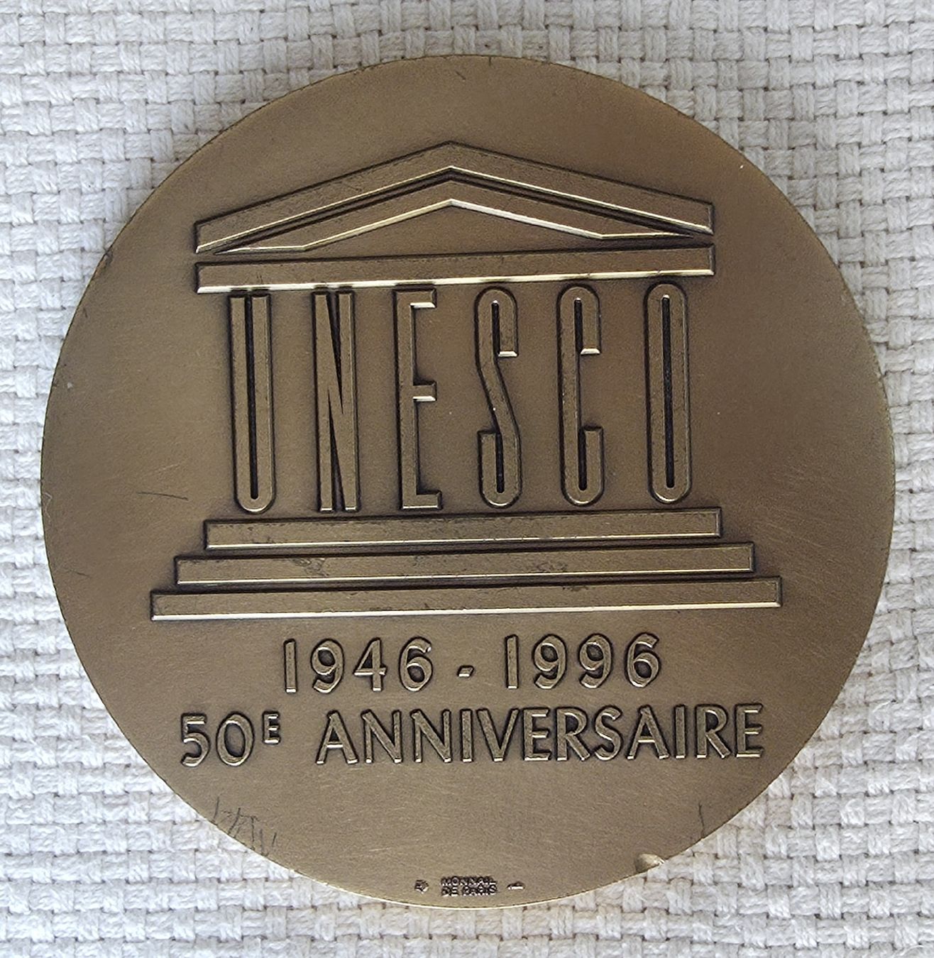 Medaillen: Hans Erni Medaille UNESCO Bronce – Gebraucht aus killwangen von kusti11 1