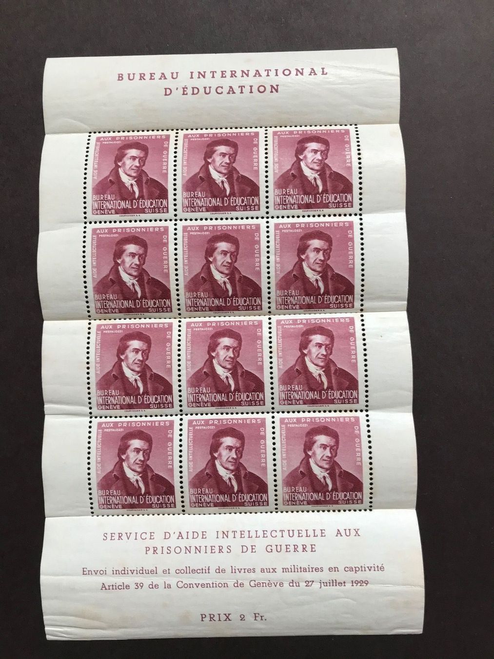 Tous les timbres: Kleinbogen BIÉ (D V) – Neuf (Voir description) à stäfa par brandy66