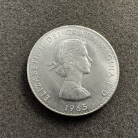 1 Crown England Churchill 1965